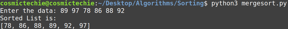Merge Sort