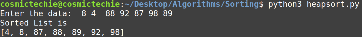 Heap Sort